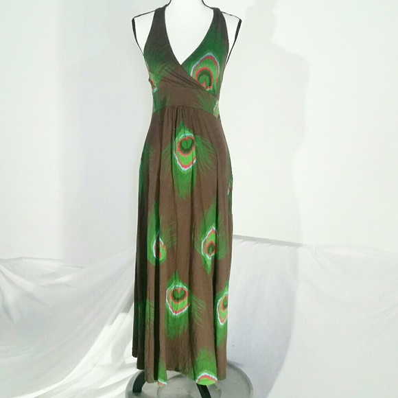 Tommy Hilfiger Dresses & Skirts - Tommy Hilfiger peacock halter dress, size S